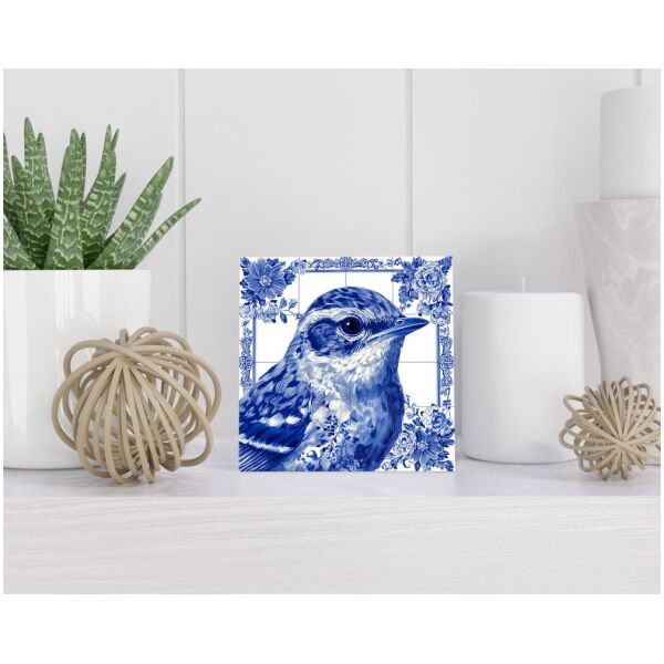 Tegel 15x15 cm Delfts blauw