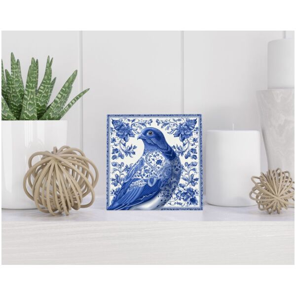 Tegel 15x15 cm Delfts blauw