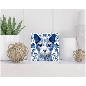 Tegel 15x15 cm Delfts blauw