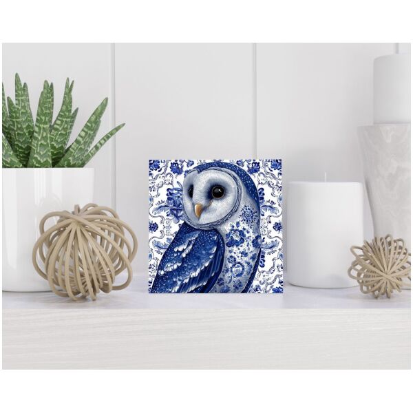 Tegel 15x15 cm Delfts blauw