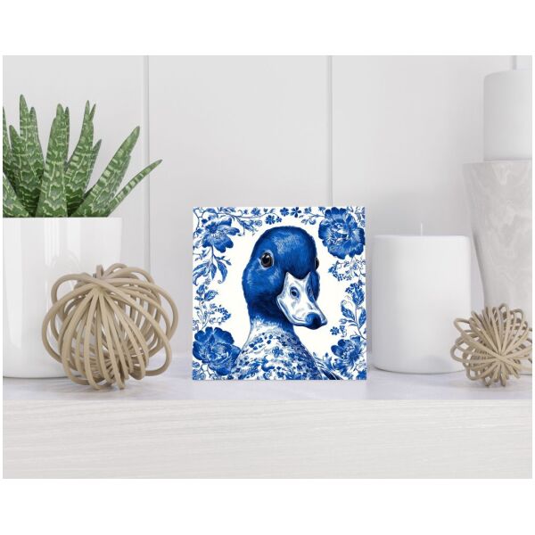 Tegel 15x15 cm Delfts blauw