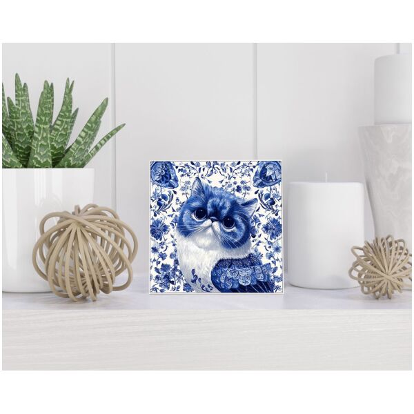 Tegel 15x15 cm Delfts blauw