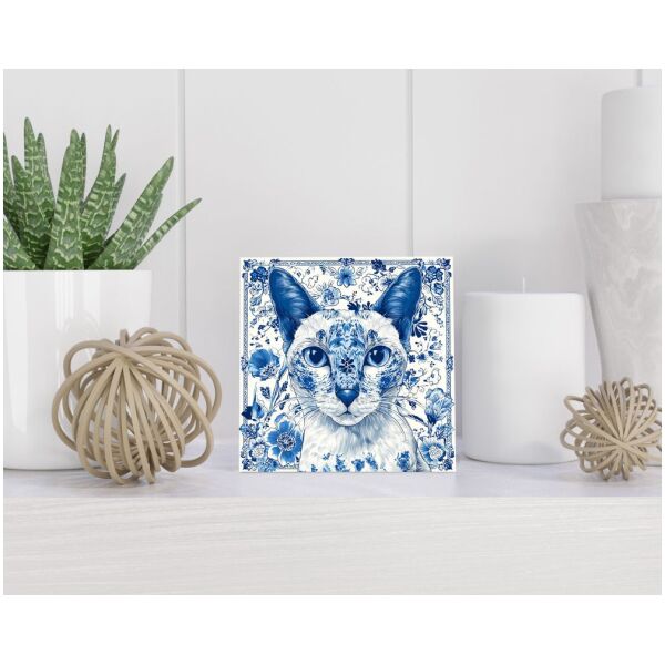 Tegel 15x15 cm Delfts blauw