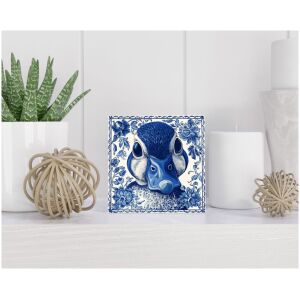 Tegel 15x15 cm Delfts blauw