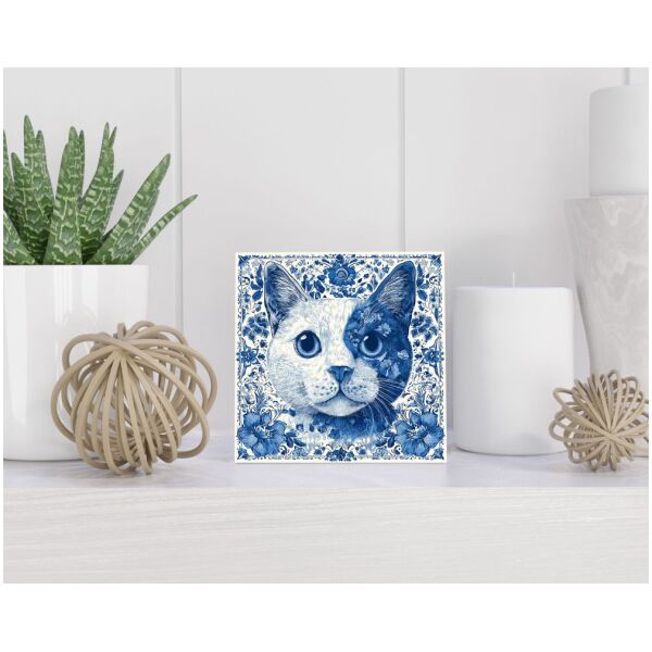 Tegel 15x15 cm Delfts blauw