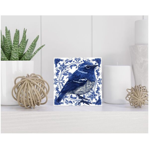 Tegel 15x15 cm Delfts blauw