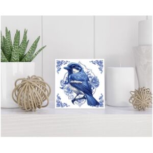 Tegel 15x15 cm Delfts blauw