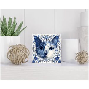 Tegel 15x15 cm Delfts blauw