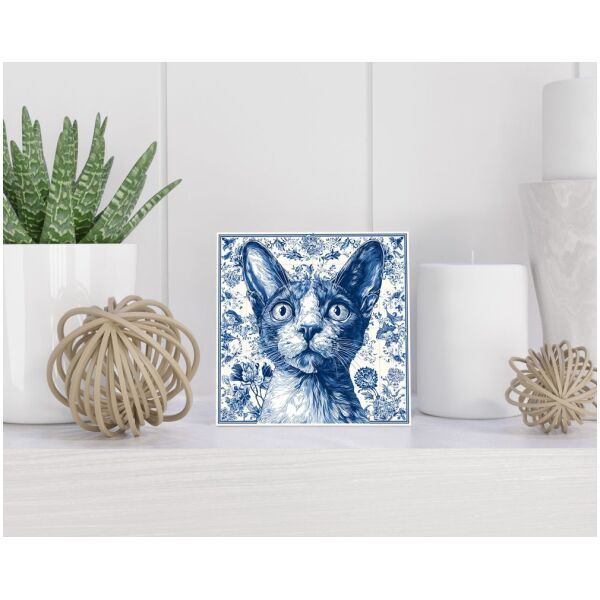 Tegel 15x15 cm Delfts blauw