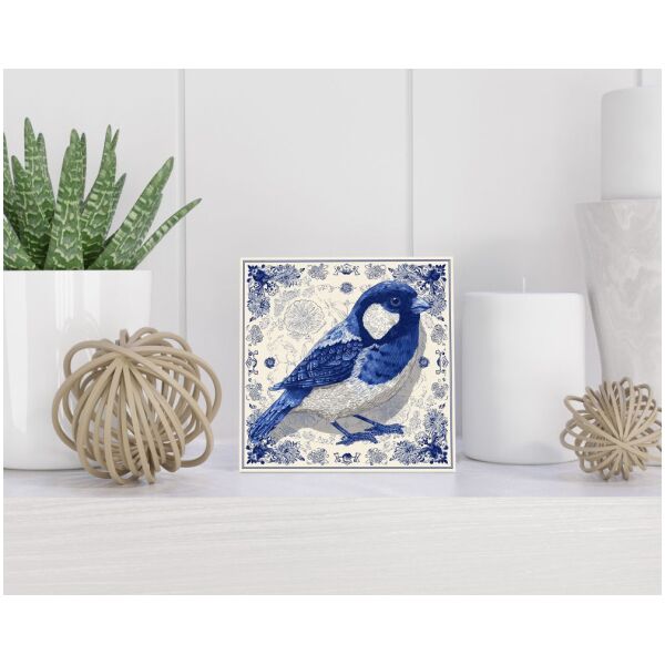 Tegel 15x15 cm Delfts blauw