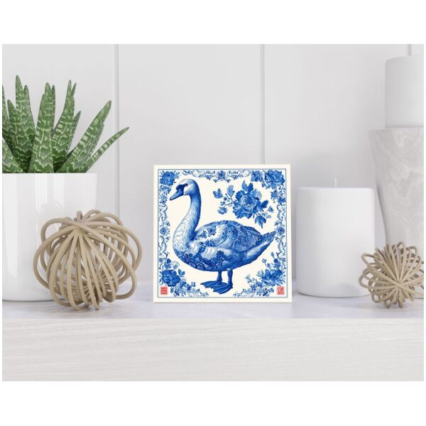 Tegel 15x15 cm Delfts blauw