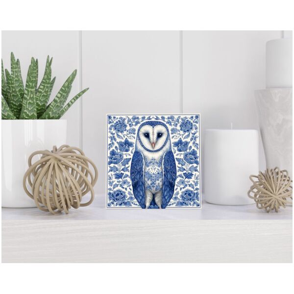 Tegel 15x15 cm Delfts blauw