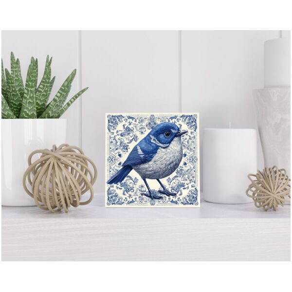 Tegel 15x15 cm Delfts blauw