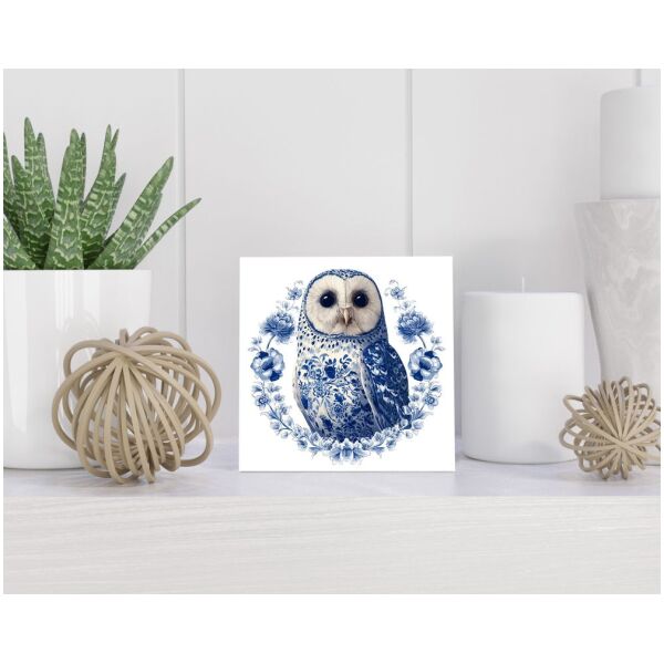 Tegel 15x15 cm Delfts blauw