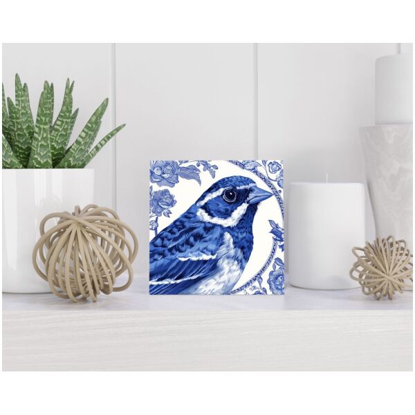 Tegel 15x15 cm Delfts blauw