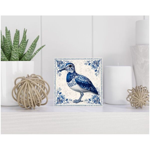 Tegel 15x15 cm Delfts blauw