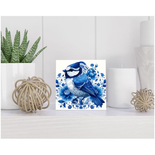 Tegel 15x15 cm Delfts blauw