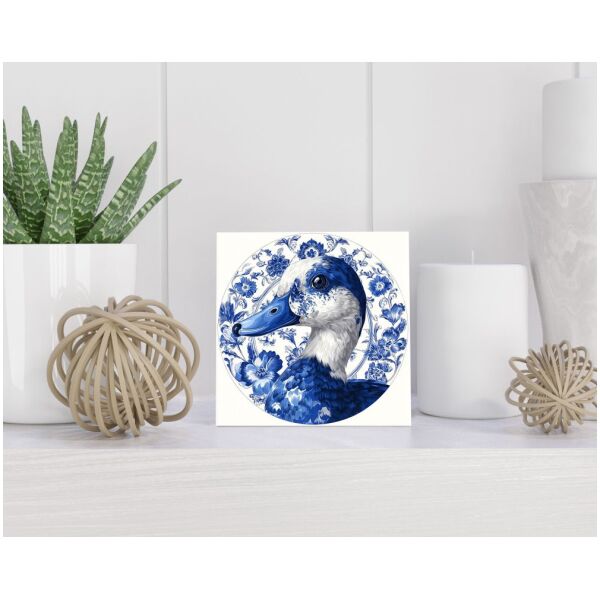 Tegel 15x15 cm Delfts blauw