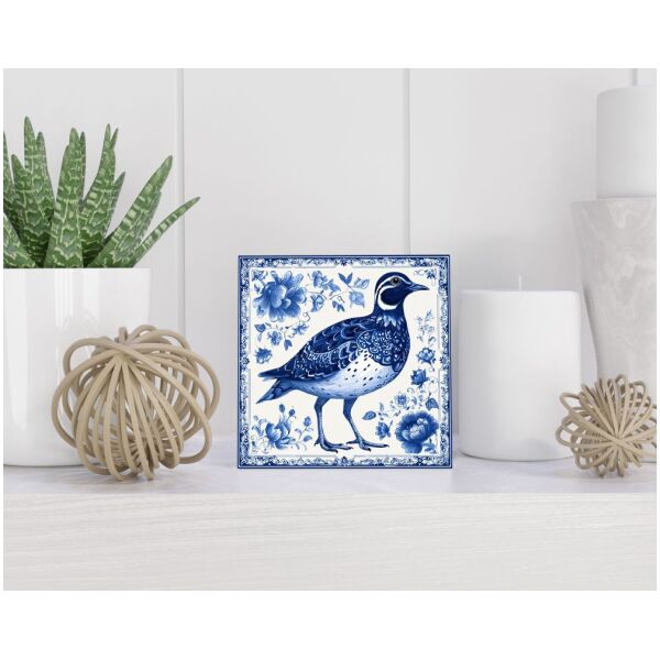 Tegel 15x15 cm Delfts blauw