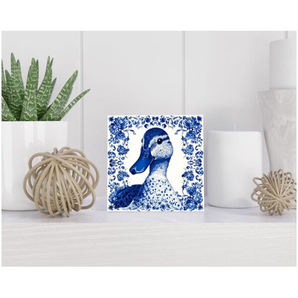 Tegel 15x15 cm Delfts blauw