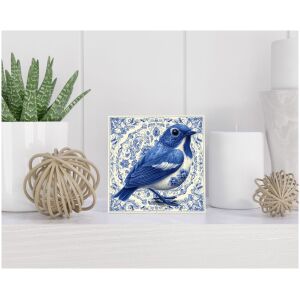 Tegel 15x15 cm Delfts blauw