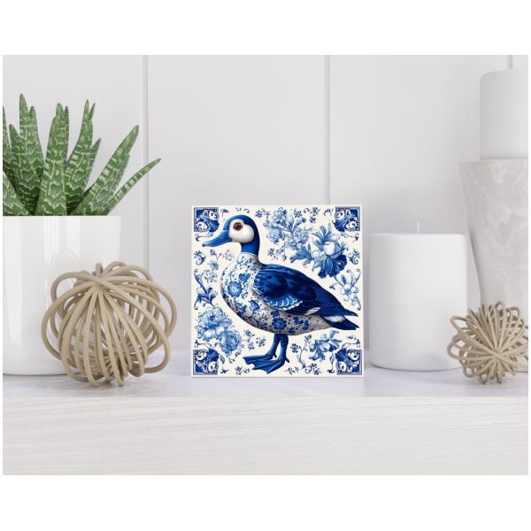 Tegel 15x15 cm Delfts blauw