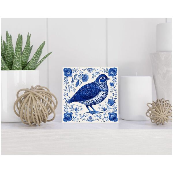 Tegel 15x15 cm Delfts blauw