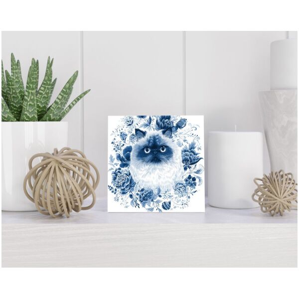 Tegel 15x15 cm Delfts blauw