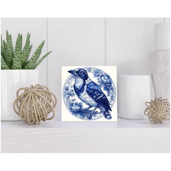 Tegel 15x15 cm Delfts blauw