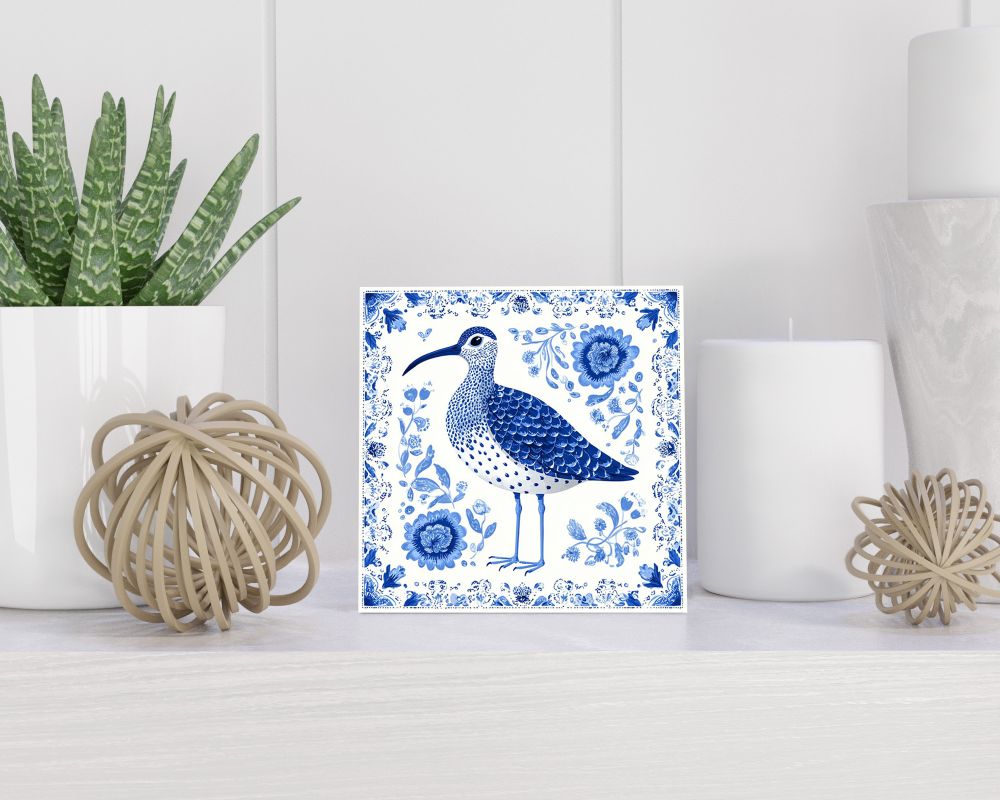 Tegel 15X15 Cm Met Delfts Blauw Cadeau Decoratie | Tegeltjes Met Tekst | Tegeltjes Met Spreuken | Collega | Oma | Opa | Pensioen | Mama | Papa | Vriend Tegel 15x15 cm Delfts blauw