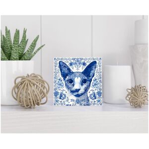 Tegel 15x15 cm Delfts blauw