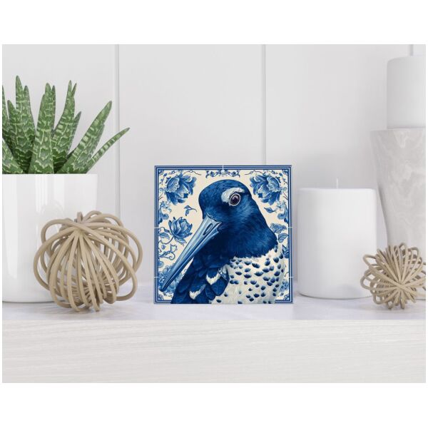 Tegel 15x15 cm Delfts blauw