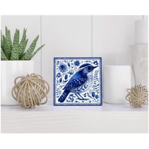Tegel 15x15 cm Delfts blauw