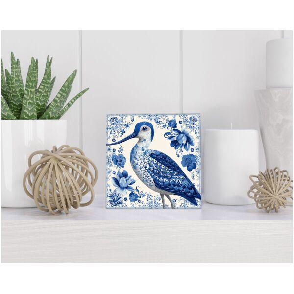 Tegel 15x15 cm Delfts blauw