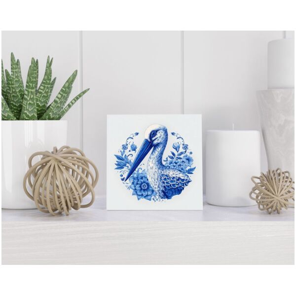 Tegel 15x15 cm Delfts blauw