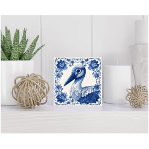 Tegel 15x15 cm Delfts blauw