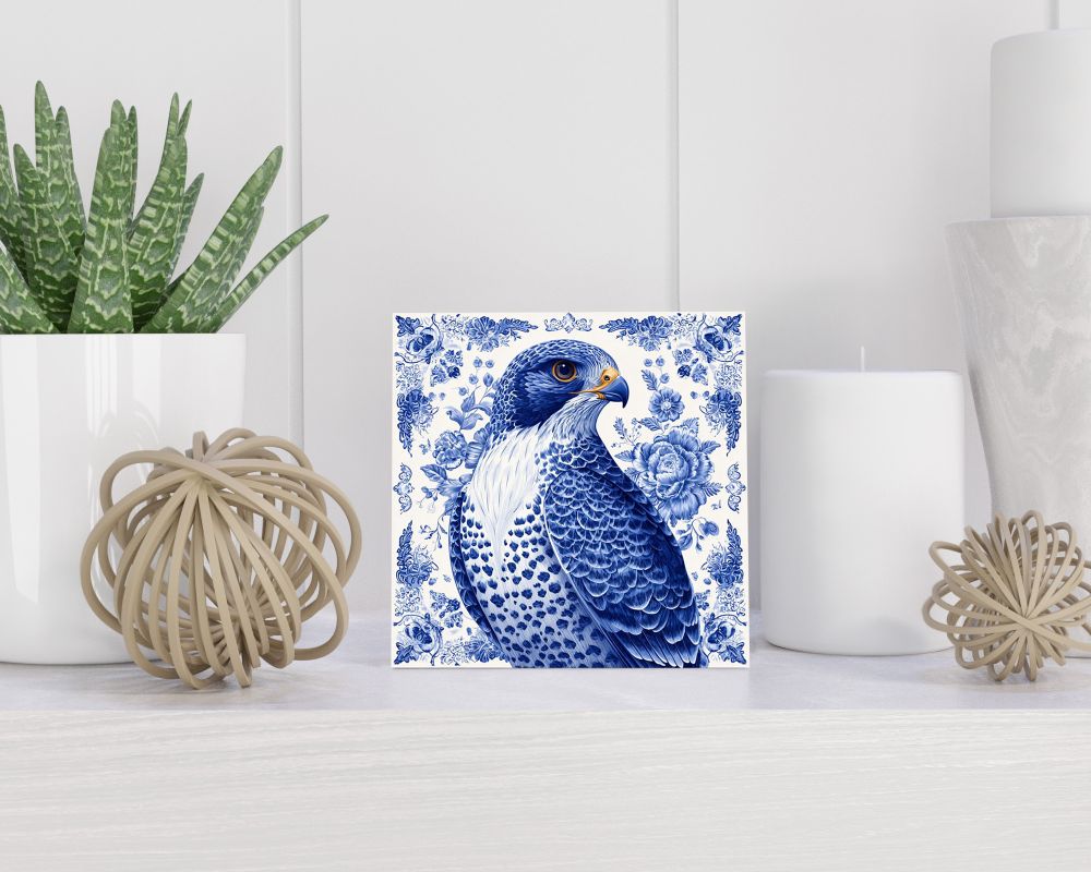 Tegel 15X15 Cm Met Delfts Blauw Cadeau Decoratie | Tegeltjes Met Tekst | Tegeltjes Met Spreuken | Collega | Oma | Opa | Pensioen | Mama | Papa | Vriend Tegel 15x15 cm Delfts blauw