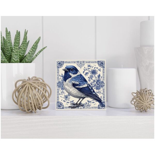 Tegel 15x15 cm Delfts blauw