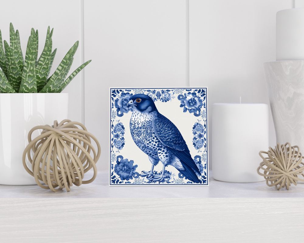 Tegel 15X15 Cm Met Delfts Blauw Cadeau Decoratie | Tegeltjes Met Tekst | Tegeltjes Met Spreuken | Collega | Oma | Opa | Pensioen | Mama | Papa | Vriend Tegel 15x15 cm Delfts blauw