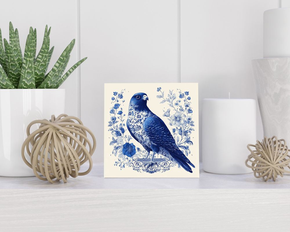 Tegel 15X15 Cm Met Delfts Blauw Cadeau Decoratie | Tegeltjes Met Tekst | Tegeltjes Met Spreuken | Collega | Oma | Opa | Pensioen | Mama | Papa | Vriend Tegel 15x15 cm Delfts blauw