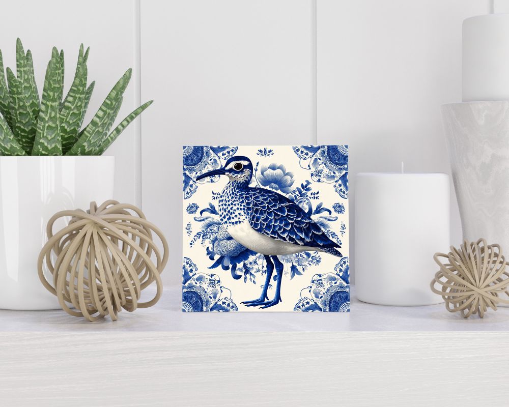 Tegel 15X15 Cm Met Delfts Blauw Cadeau Decoratie | Tegeltjes Met Tekst | Tegeltjes Met Spreuken | Collega | Oma | Opa | Pensioen | Mama | Papa | Vriend Tegel 15x15 cm Delfts blauw
