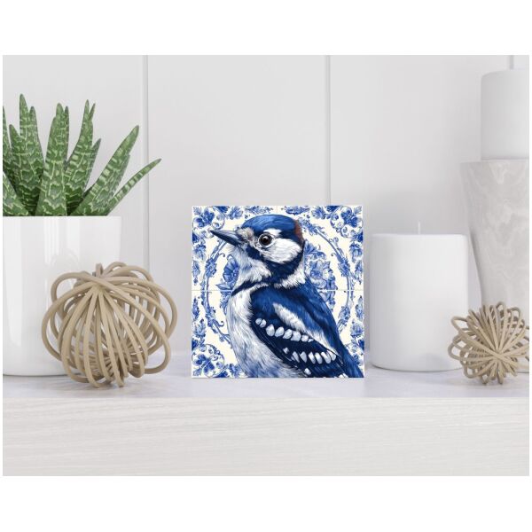 Tegel 15x15 cm Delfts blauw