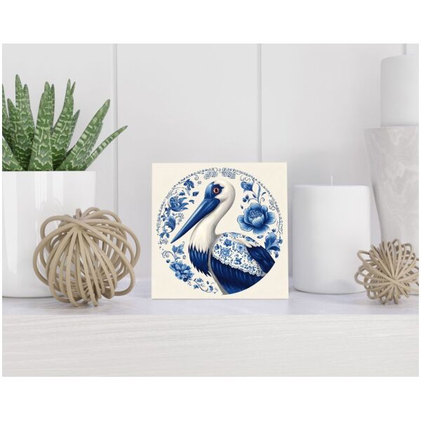 Tegel 15x15 cm Delfts blauw