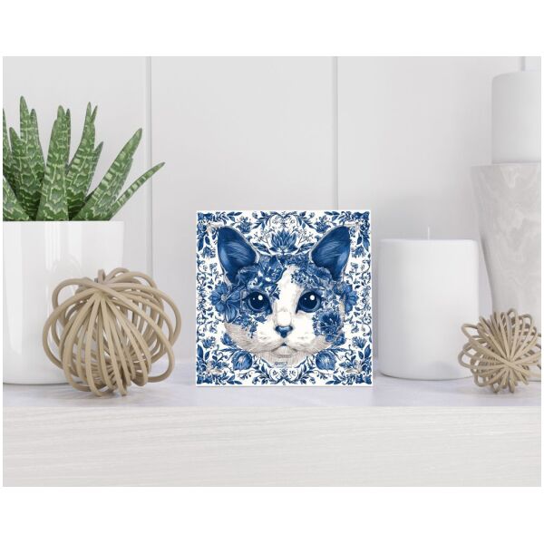 Tegel 15x15 cm Delfts blauw