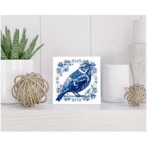 Tegel 15x15 cm Delfts blauw