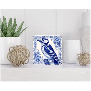 Tegel 15x15 cm Delfts blauw