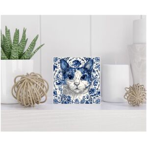 Tegel 15x15 cm Delfts blauw