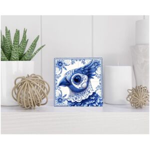 Tegel 15x15 cm Delfts blauw