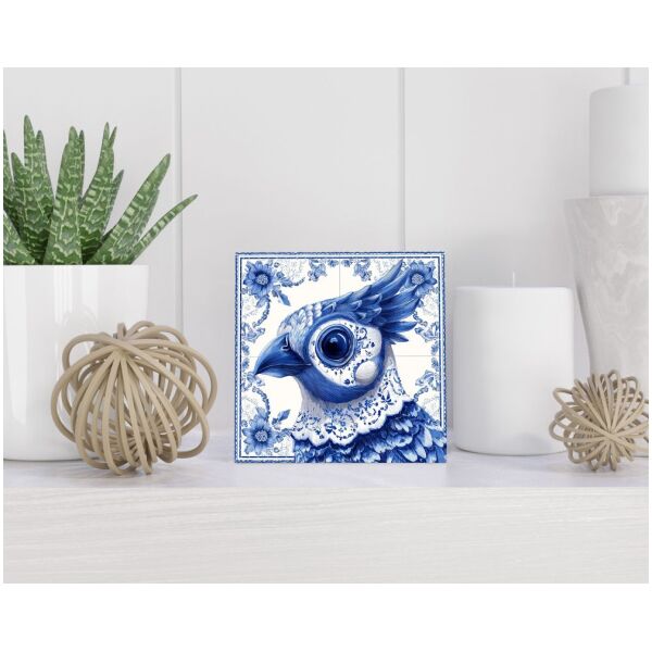 Tegel 15x15 cm Delfts blauw
