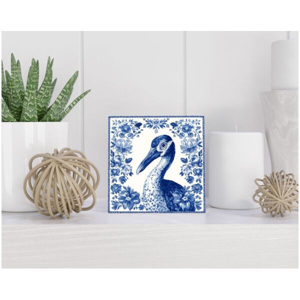 Tegel 15x15 cm Delfts blauw